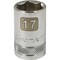 Dynamic 1/2" Drive, 17mm Metric Socket, 6 Points D016017 - alternate 1